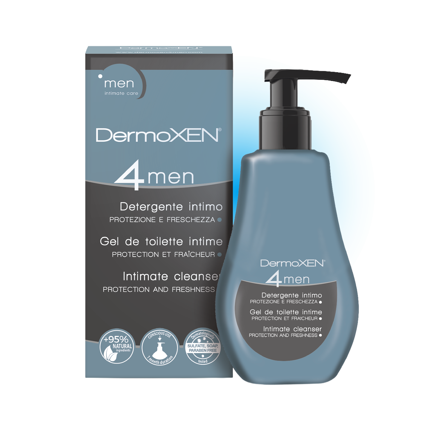 DermoXEN 4MEN Żel do Higieny Intymnej dla Mężczyzn | 125 ml