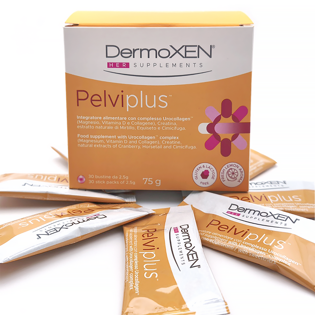 DermoXEN Pelviplus — Suplement Diety dla Kobiet na Zdrowie Dna Miednicy | 30 saszetek