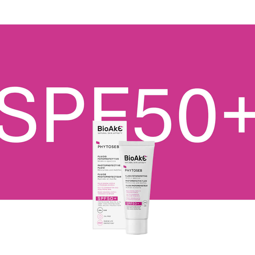 BioAké Phytoseb Fluid Fotoochronny SPF50+ | Skóra Tłusta i Trądzikow