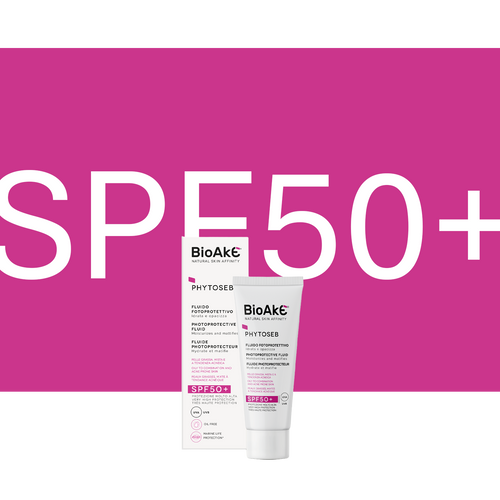 BioAké Phytoseb Fluid Fotoochronny SPF50+ | Skóra Tłusta i Trądzikow