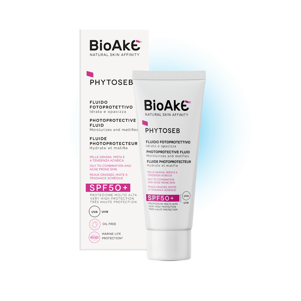 BioAké Phytoseb Fluid Fotoochronny SPF50+ | Skóra Tłusta i Trądzikow