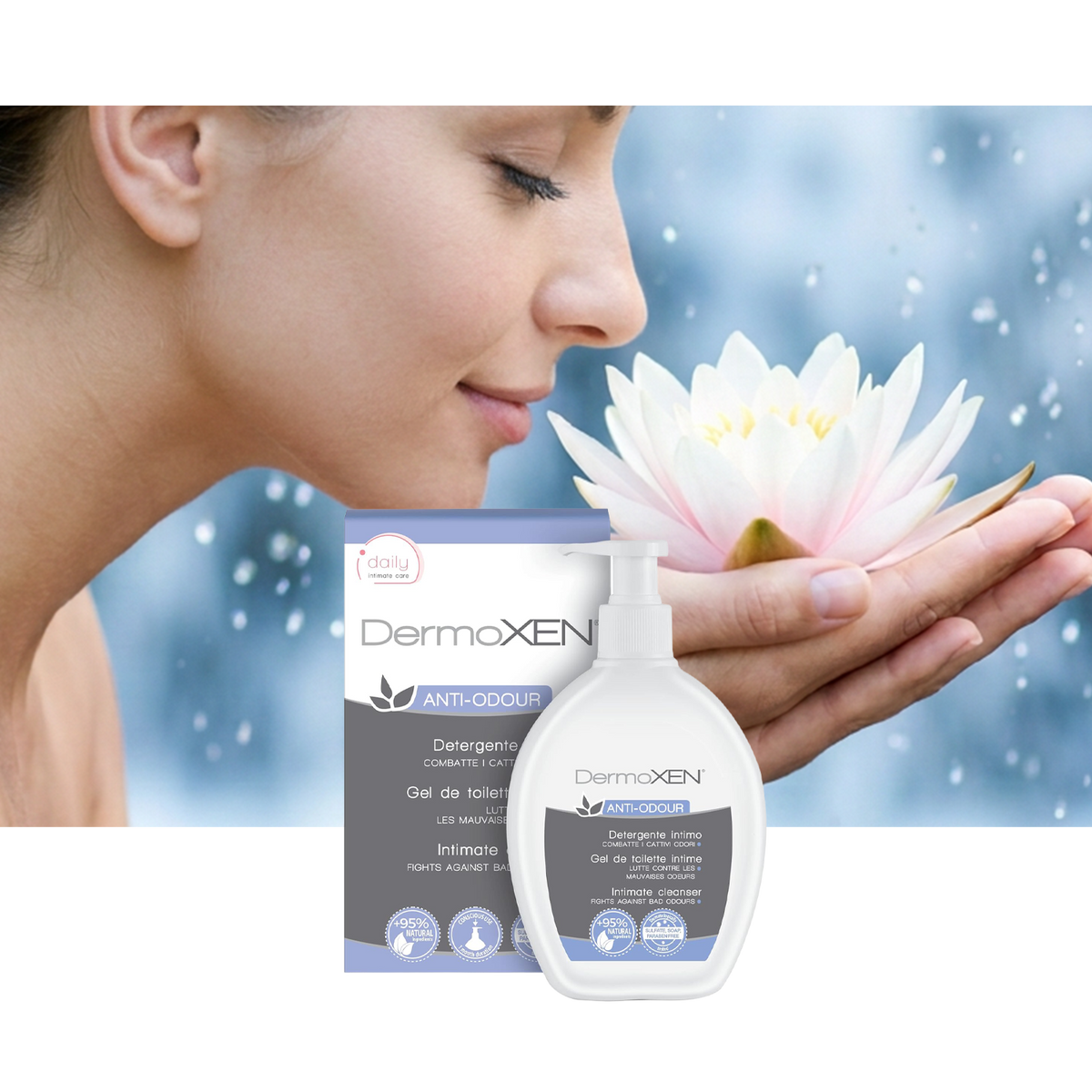 DermoXEN Anti-Odour Fresh Płyn do Higieny Intymnej dla Kobiet | 200 ml