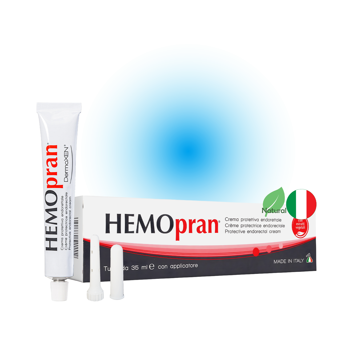 DermoXEN Hemopran Krem Ochronny Endorektalny | 35 ml + aplikator