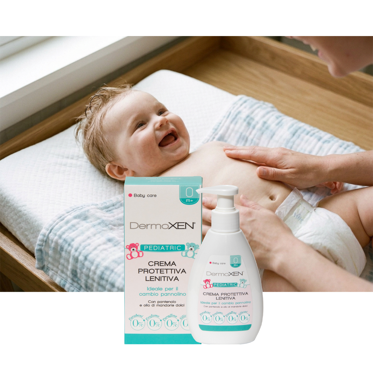 DermoXEN Pediatric Krem Ochronny i Łagodzący dla Niemowląt | 125 ml