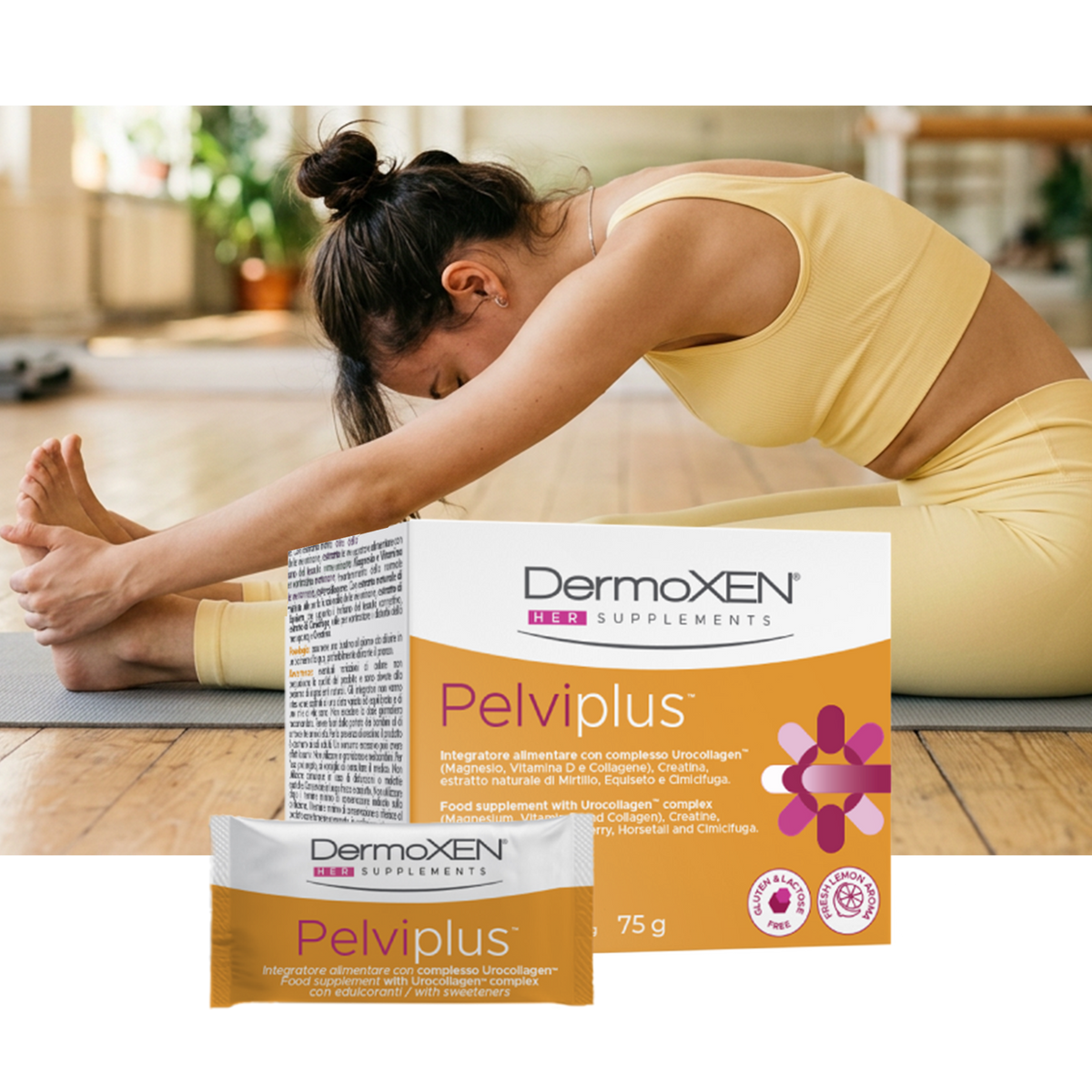 DermoXEN Pelviplus Suplement Diety dla Kobiet | 30 saszetek