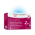 DermoXEN Ironplus — Suplement Diety dla Kobiet z Żelazem, Kwasem Foliowym i Witaminami B6, B12 i C | 30 tabletek