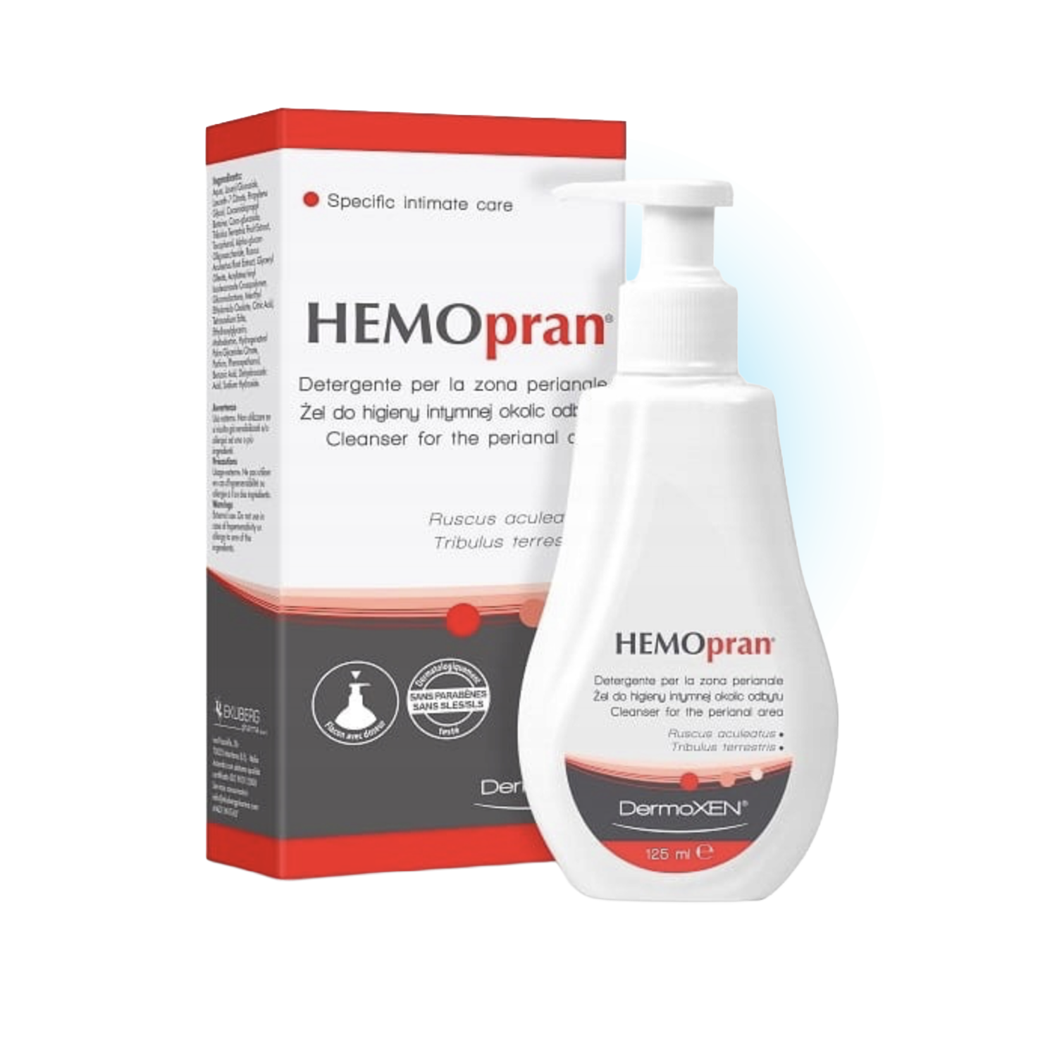 DermoXEN Hemopran Żel Oczyszczający do Higieny Okołoodbytniczej | 125 ml