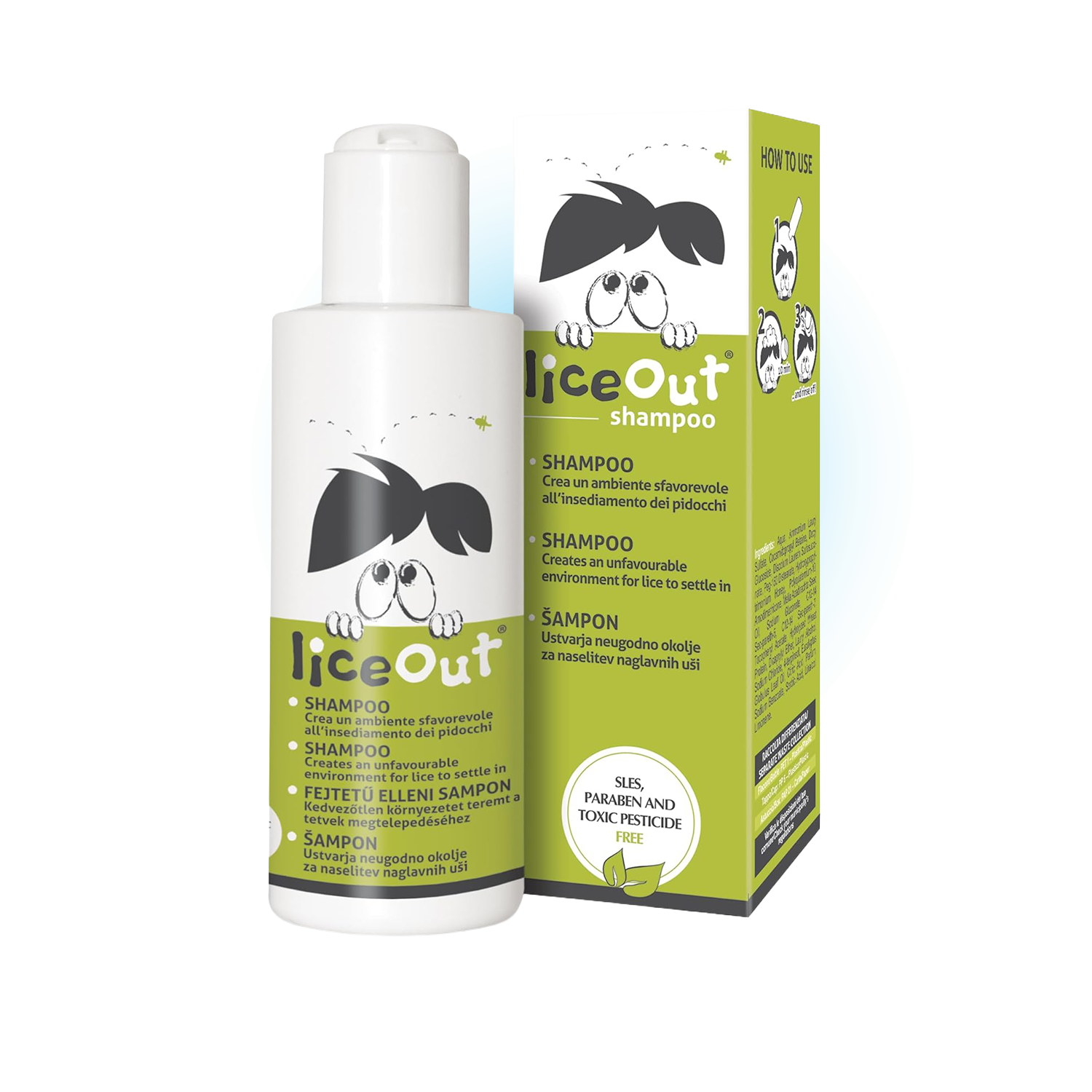 LiceOut Szampon Przeciw Wszom i Gnidą | 125 ml