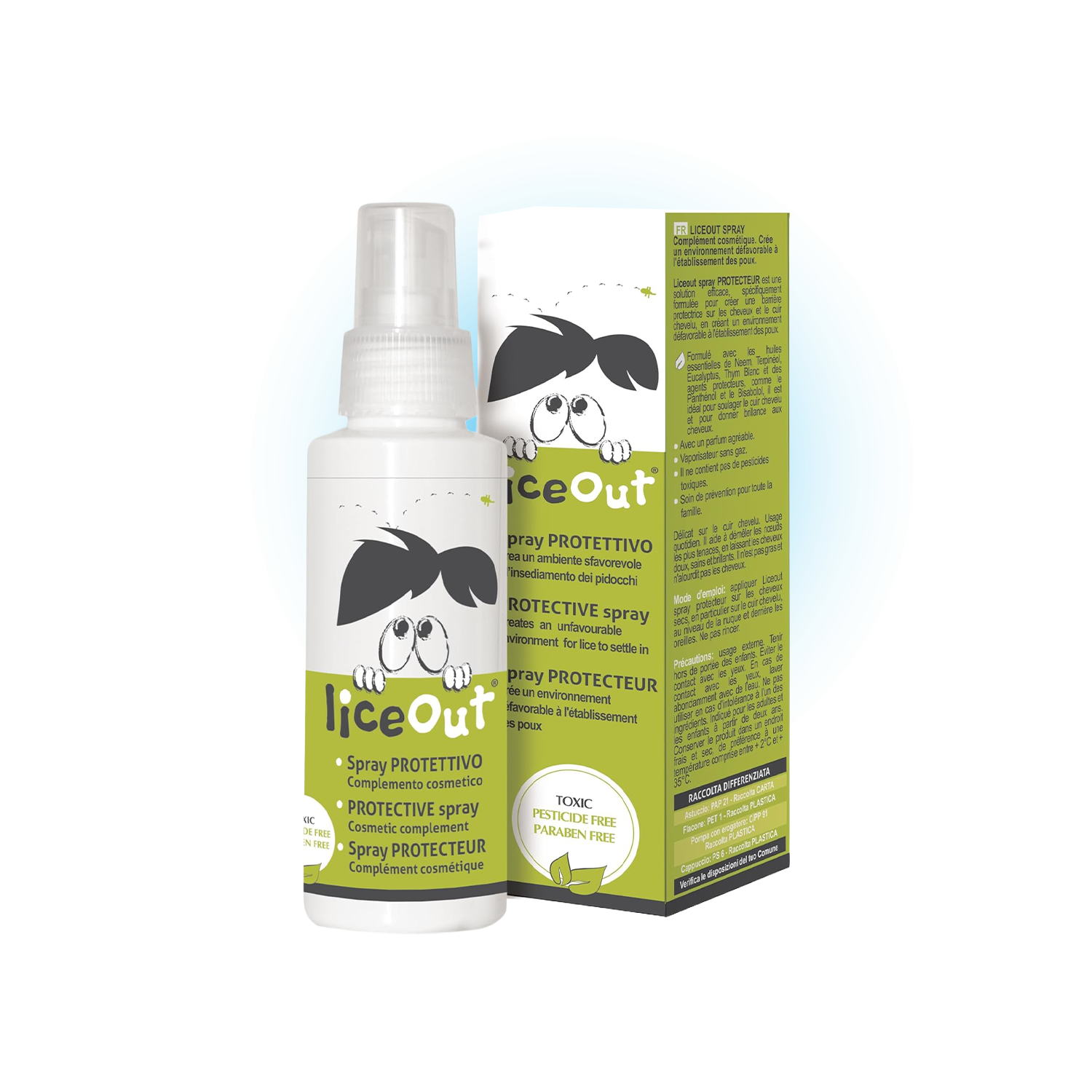 LiceOut Spray Profilaktyczny Przeciw Wszom dla Dzieci i Dorosłych | 100 ml