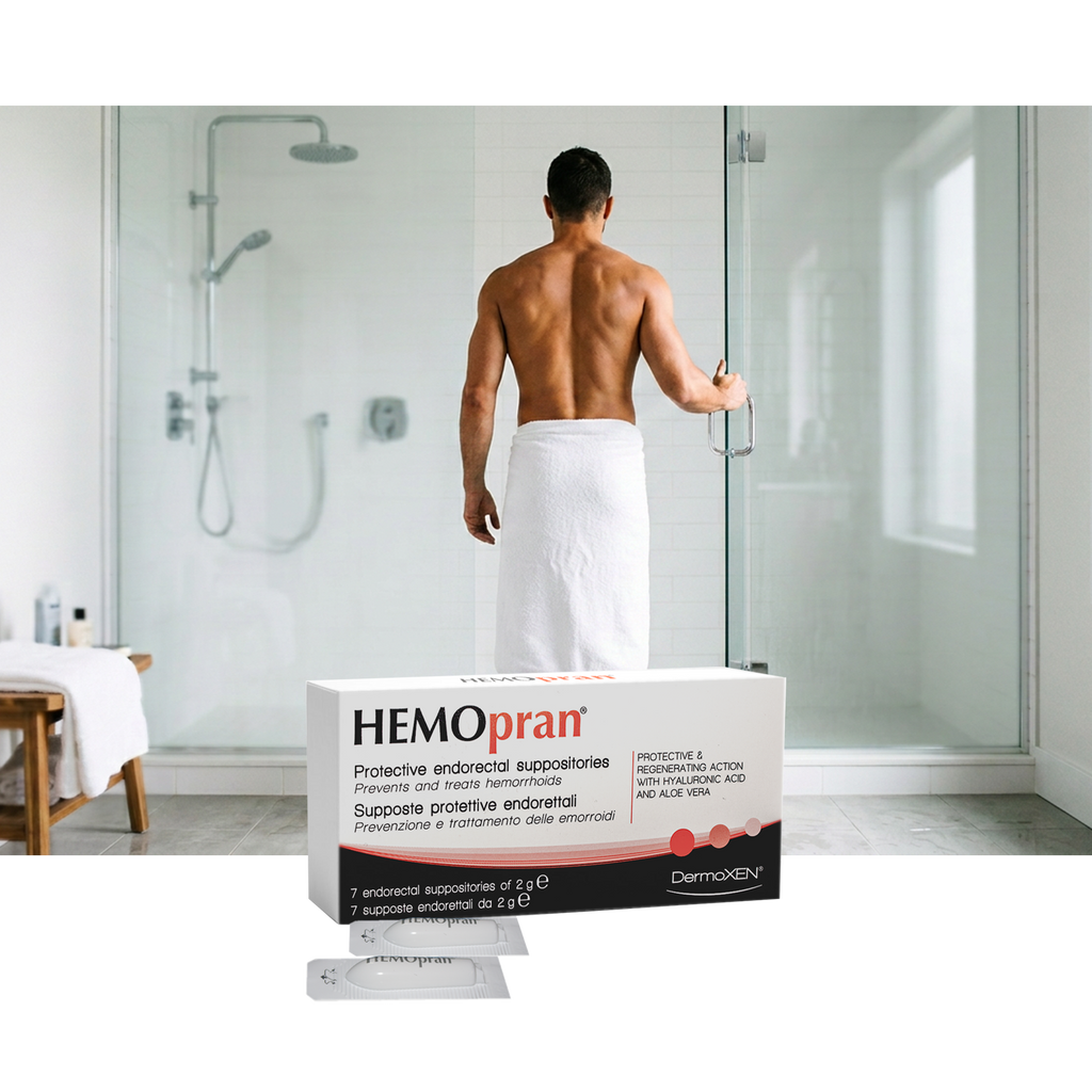 DermoXEN Hemopran Czopki Ochronne Endorektalne | 7 czopków × 2 g